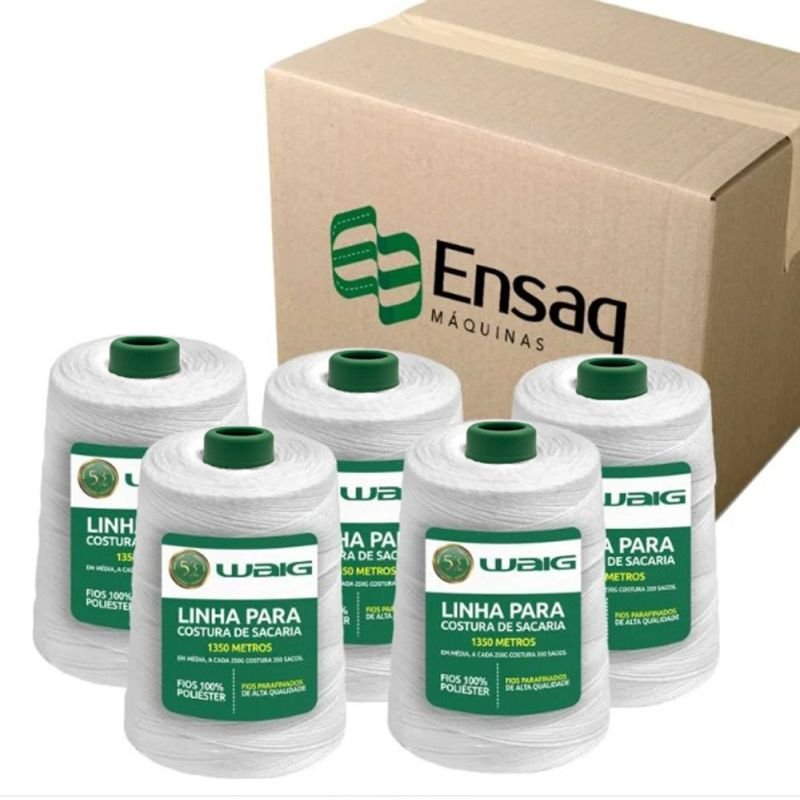 Linha Poliéster Costura Sacaria 250gr - 1 Unidade - POLIWAIG